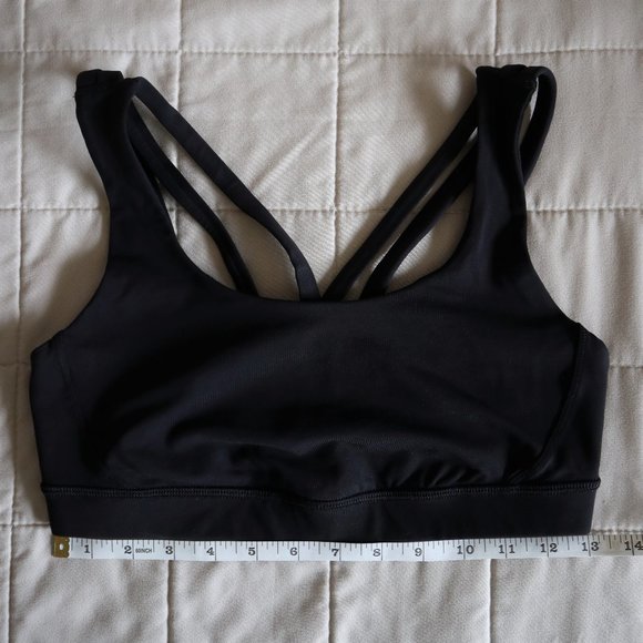 Black Cross Back Lululemon Bra - Picture 3 of 4